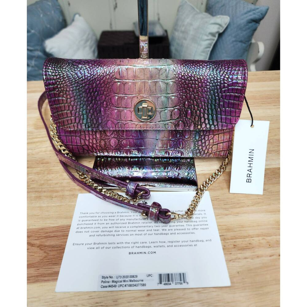 NWT Brahmin Magical Mini Polina Crossbody